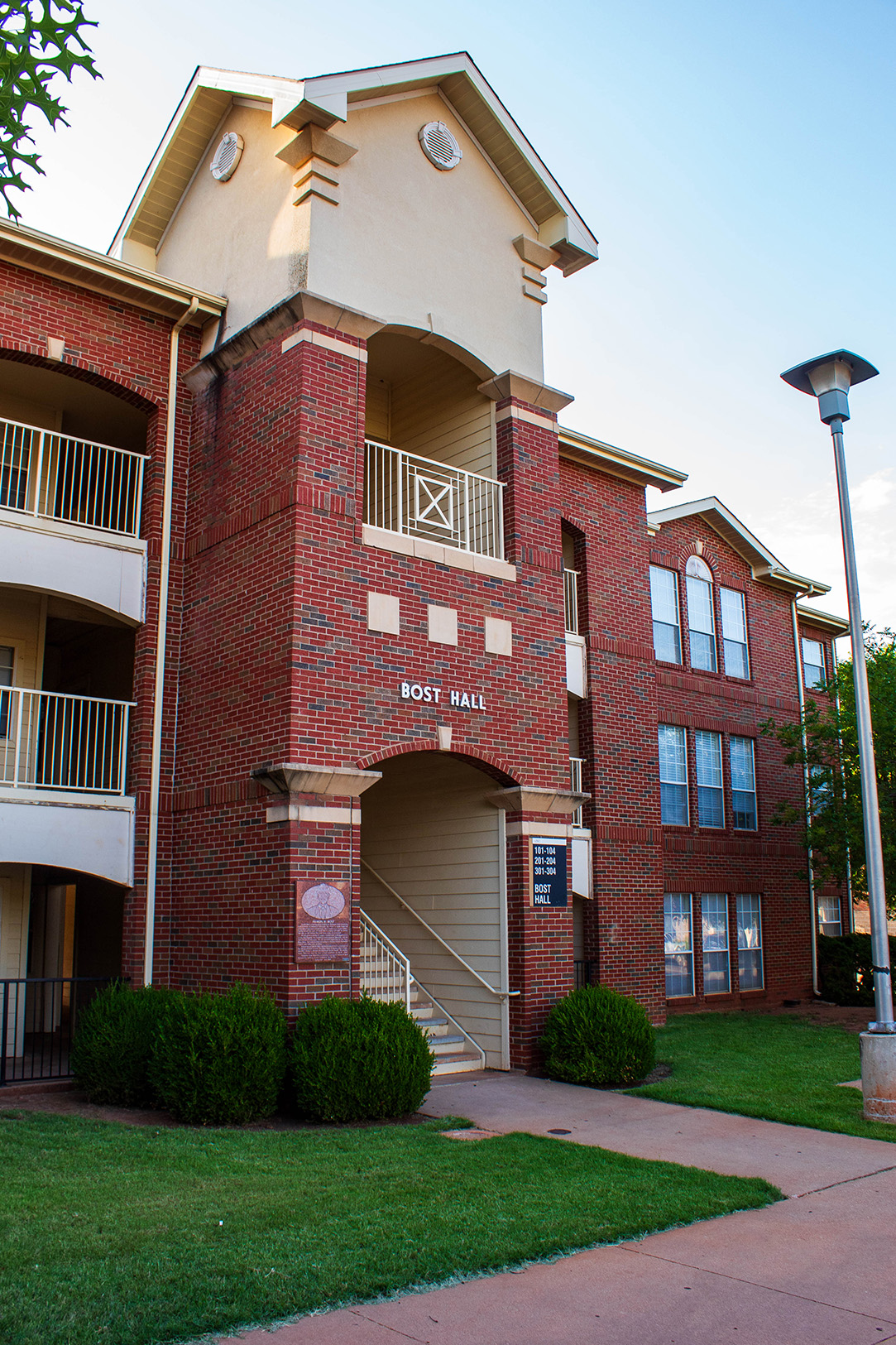 Bost Hall entrance