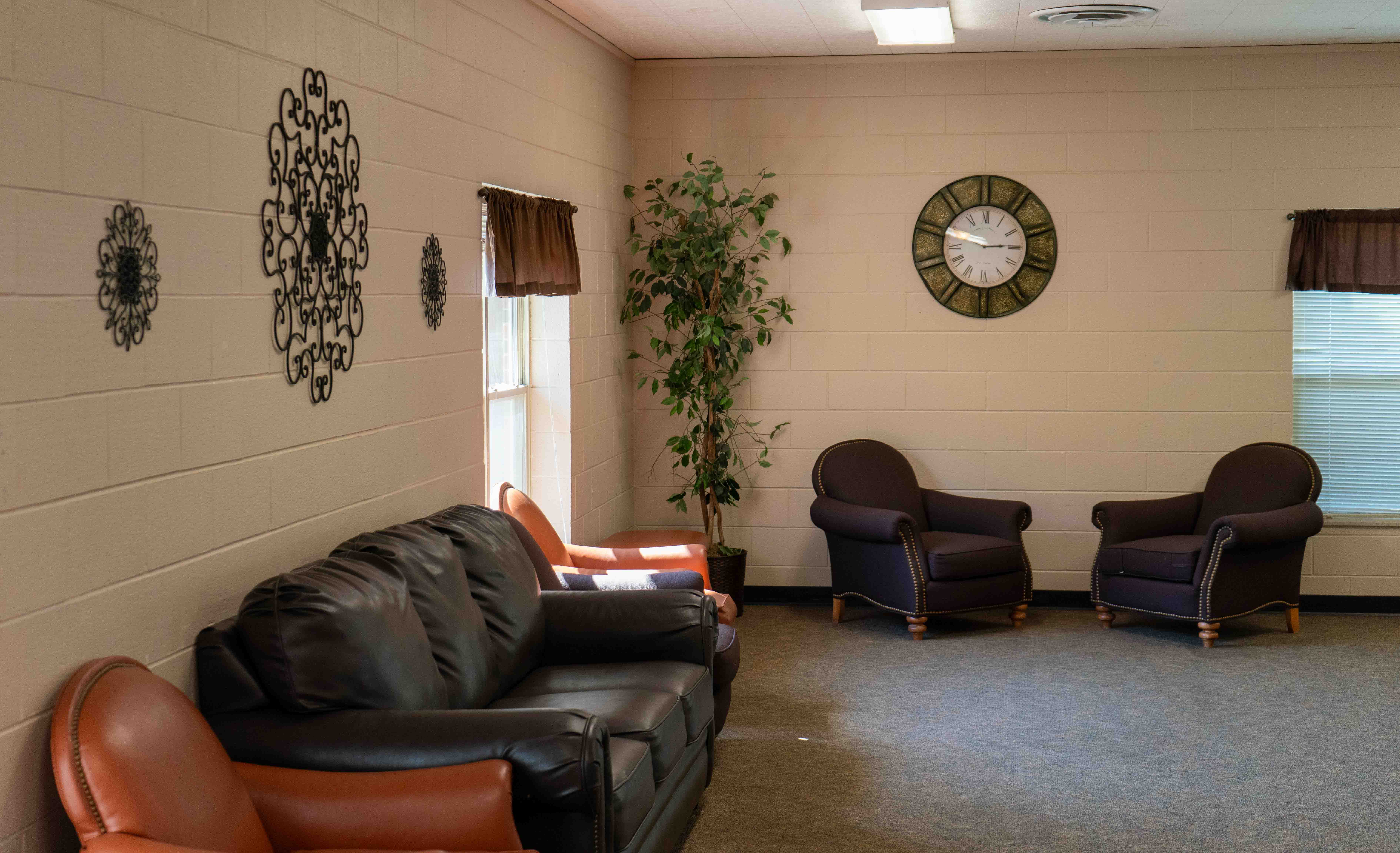 West wall of the Brumley Community Center