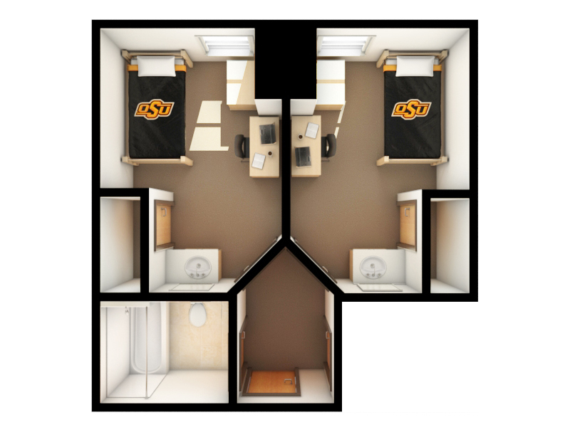 Villages 1 room bathroom