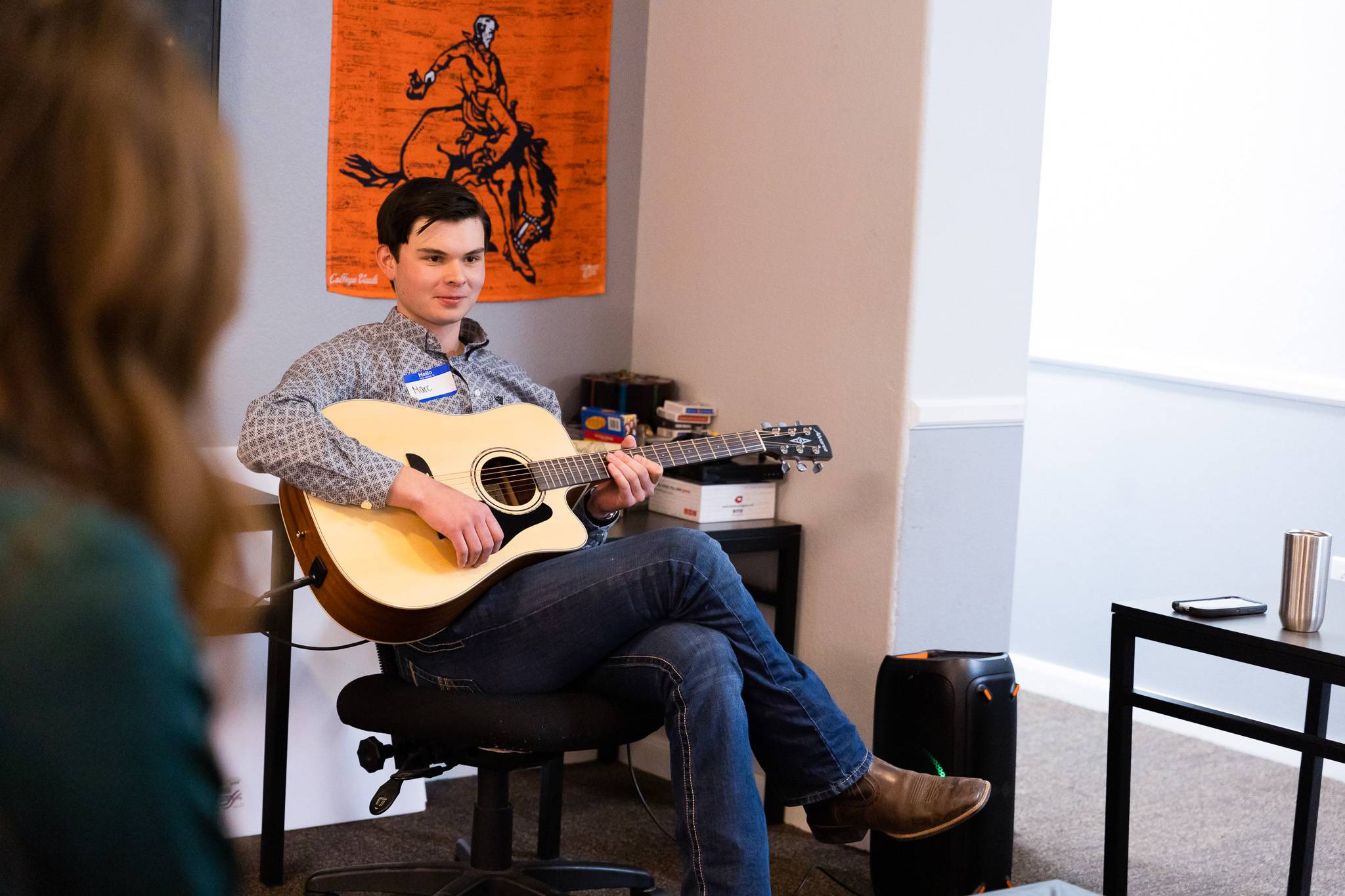 LLP Student with Guitar