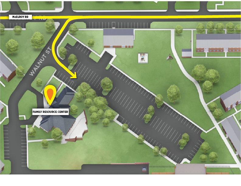 map and parking for frc